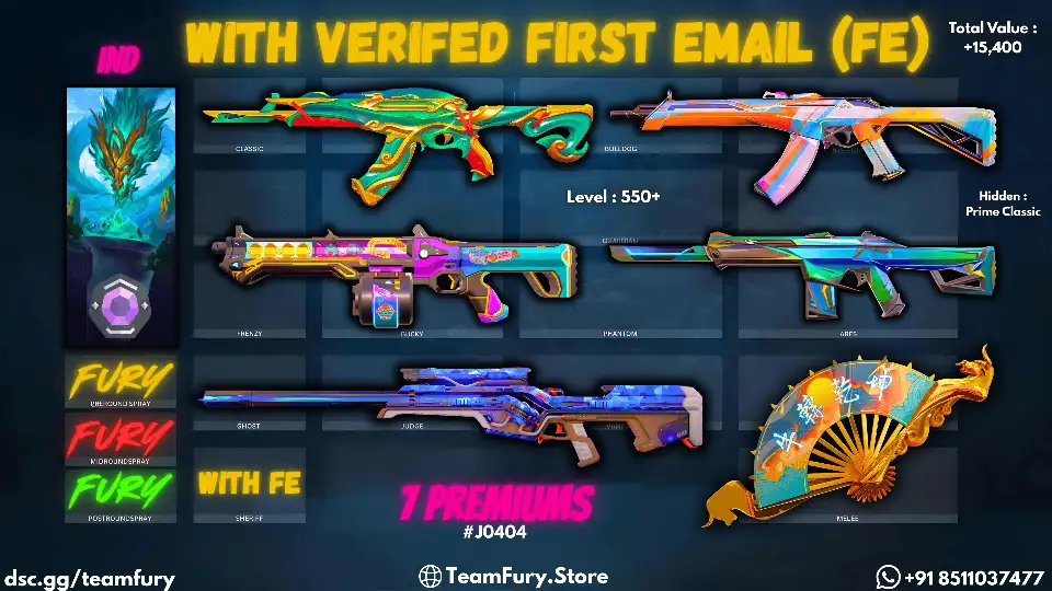 [FE] 7 Premium Skins With Prime x Prelude With FIRST EMAIL