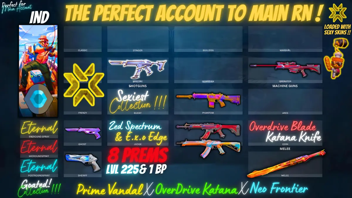 8 Prem 1 BP (Prime X Neo Frontier X Overdrive X Xerofang X Kuronami)