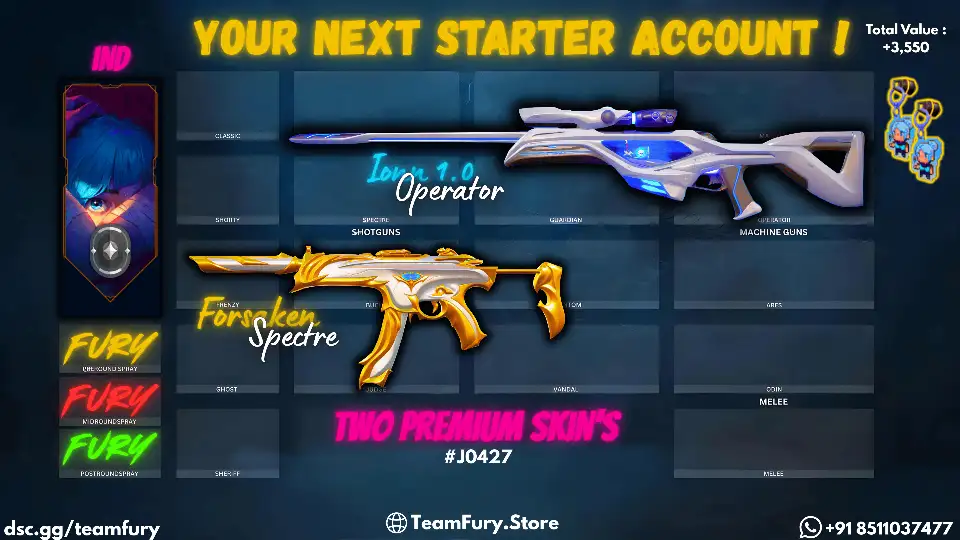 Forsaken Specter And Ion Operator (STARTER ACC)