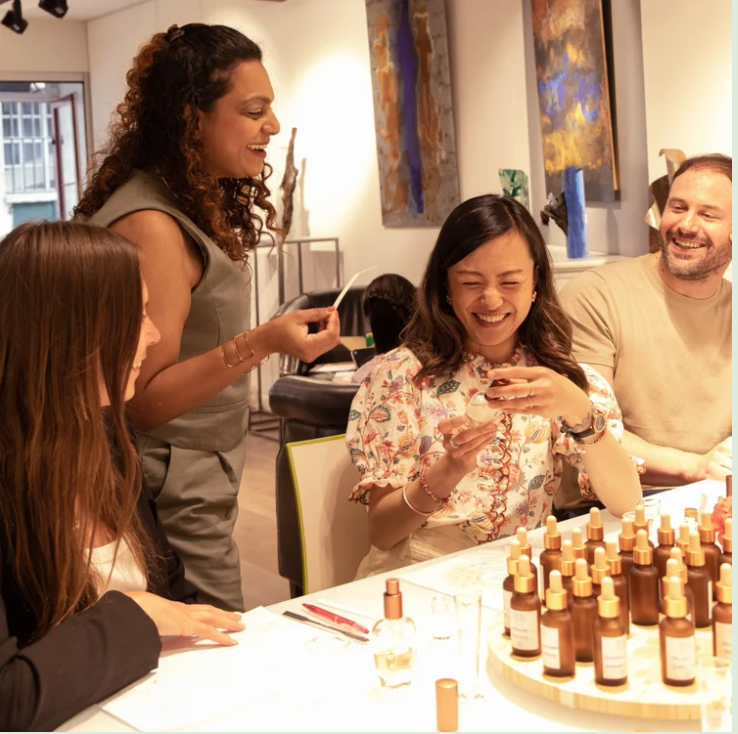 Team building activity: Sens de l'odorat en explorant notre palette de senteurs