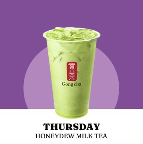 Honeydew Milk Tea image