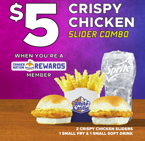 $5 Crispy Chicken Slider Combo image