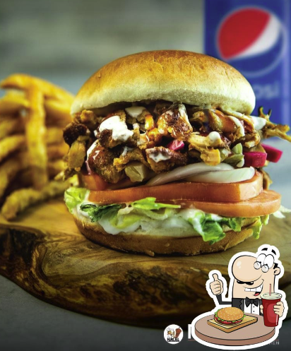 Burger + Fries + Pop image
