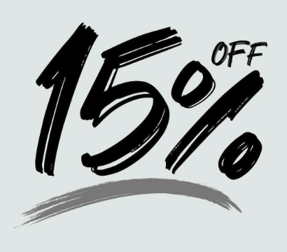 15% OFF EVERYTHING! image
