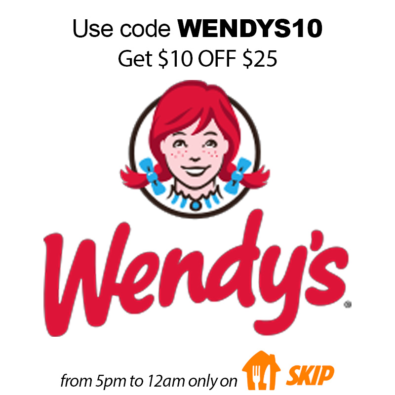 Get $10 OFF $25 at Wendy's image