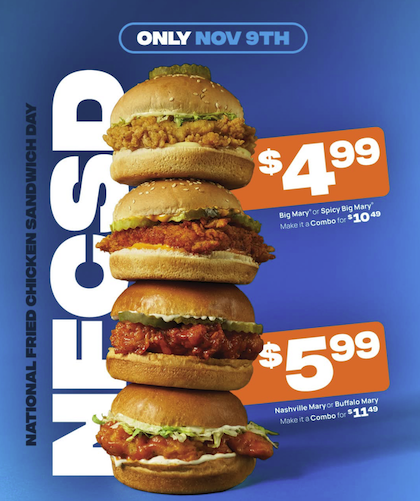 NATIONAL FRIED CHICKEN DAY SPECIALS image