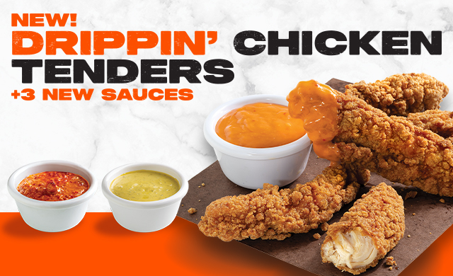 NEW! DRIPPIN' CHICKEN TENDERS image