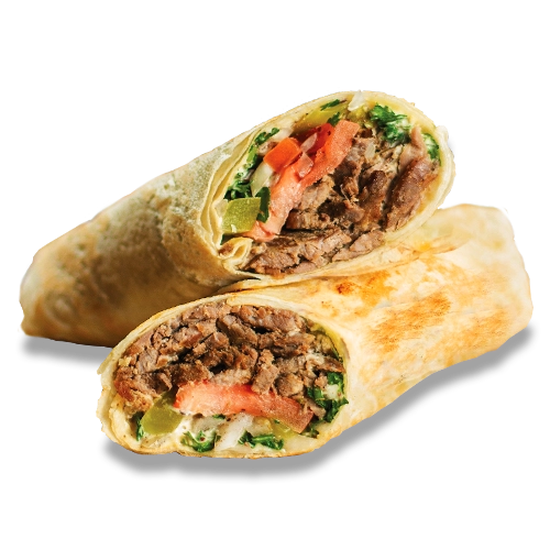 Chicken Shawarma Saj Wrap + Pop image