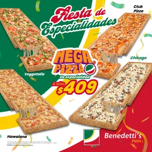 Fiesta de Especialidades Mega Pizza $409 image