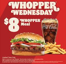 Burger King Whopper Wednesday image
