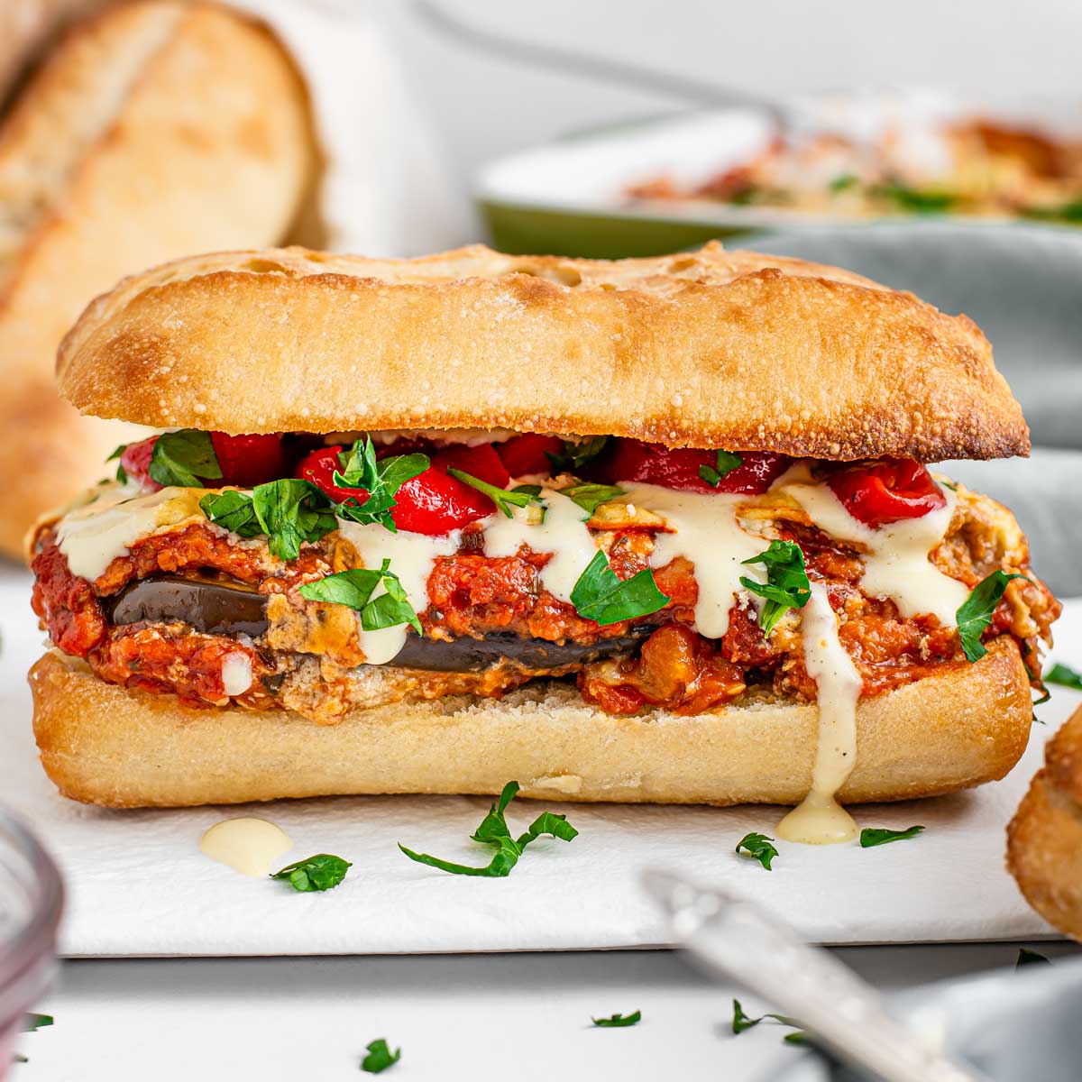 Eggplant Parm Sandwich image
