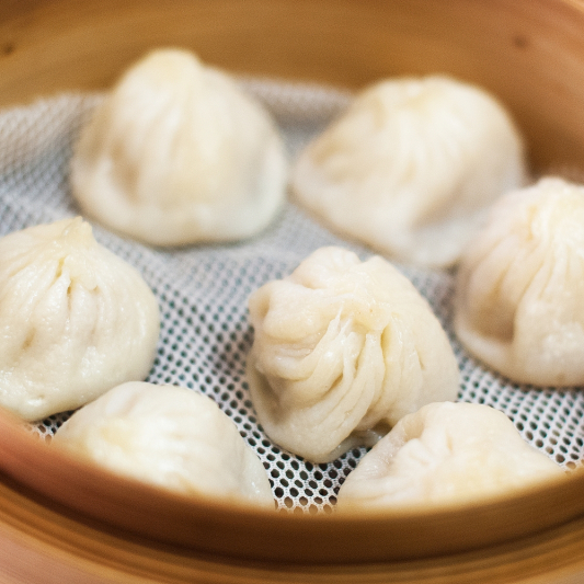 Shrimp or Soy Chaap Momo image