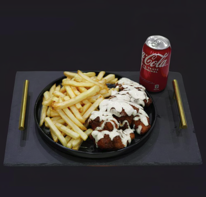 5 Piece Wings & Fries image