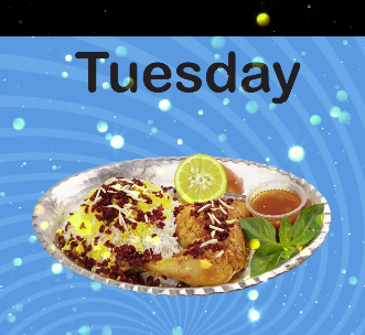 Zereshk Polo & Chicken Leg image