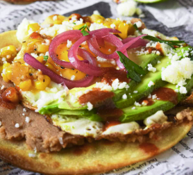 Huevos Rancheros Tostada image
