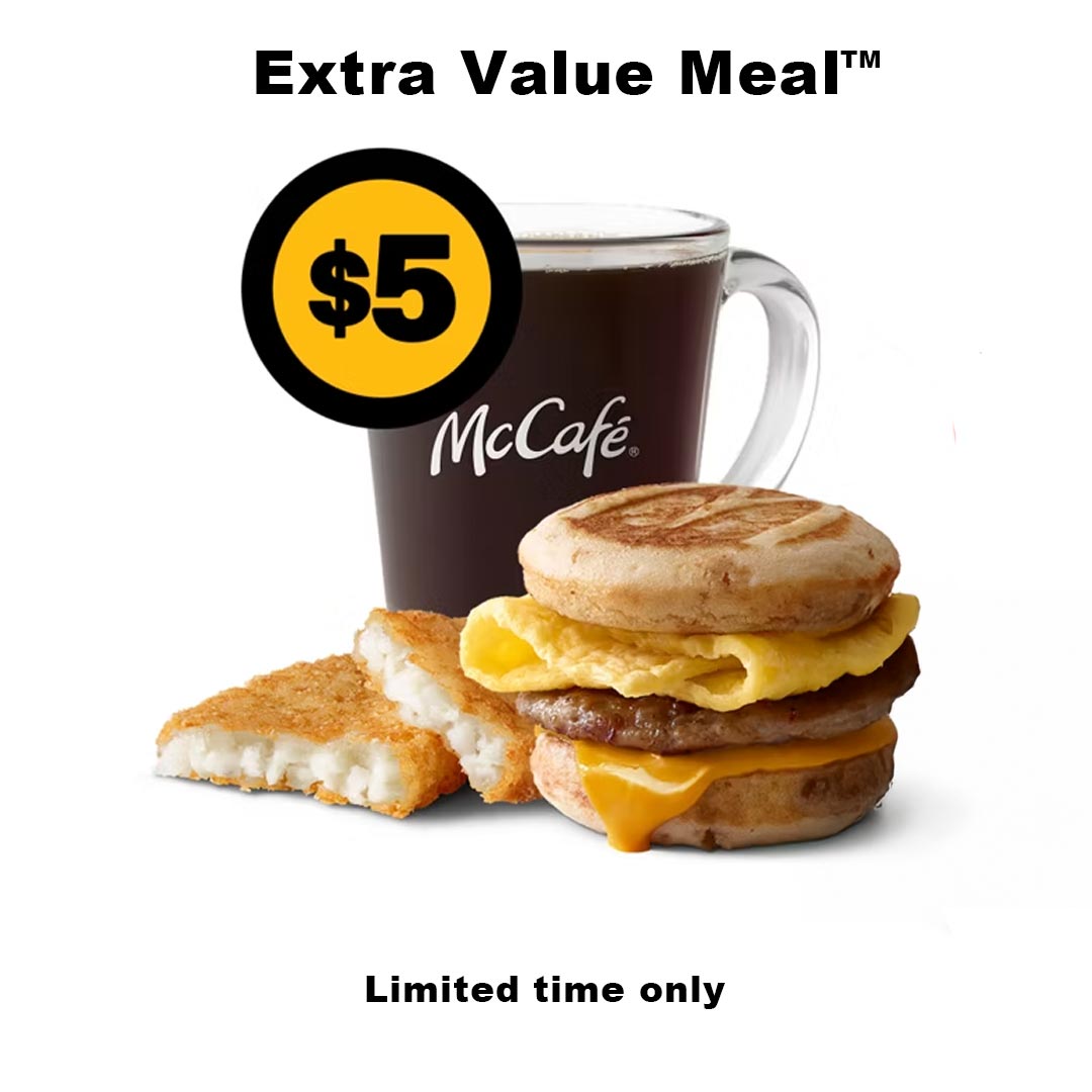 McCafé Extra Value Meal™ image