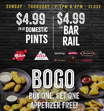 Wild Wing Happy Hour image