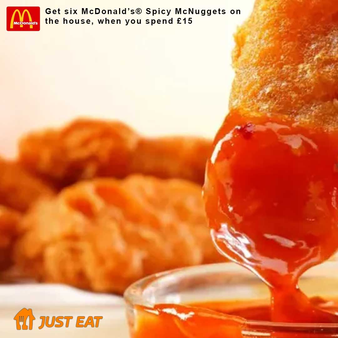 FREE Six McDonald’s® Spicy McNuggets image