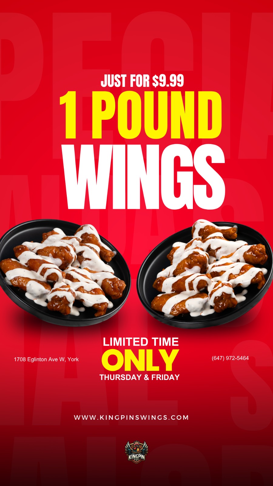 One Pound Wings image