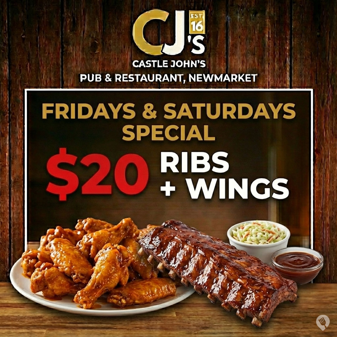 Ribs & Wings $20 image