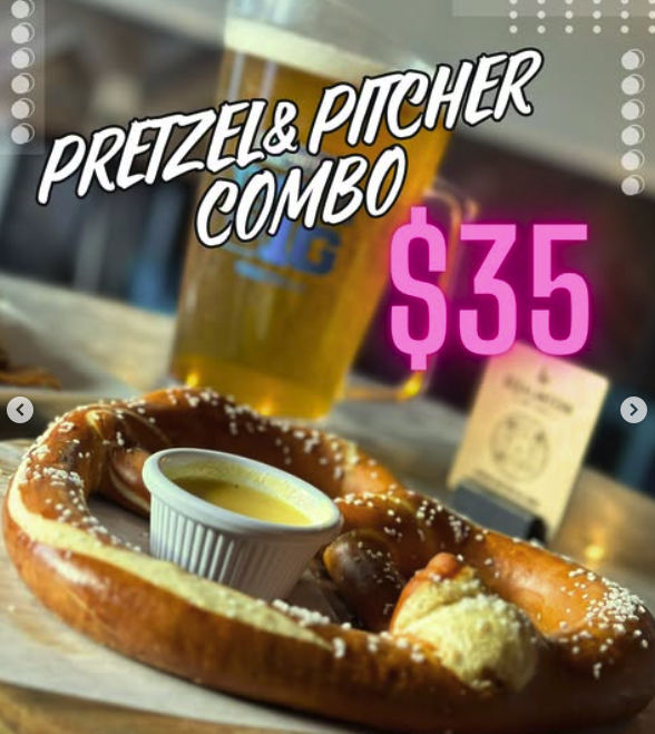Daily Special Pretzel & Pitcher Combo image