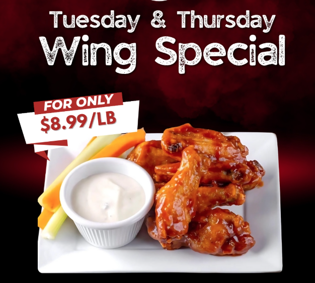 Tuesday & Thursday Wing Deal image