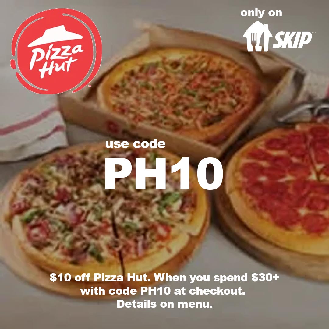 $10 off Pizza Hut image