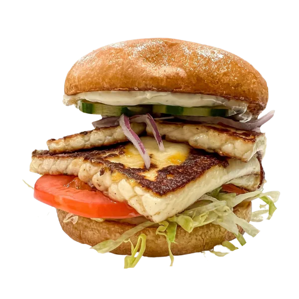 Halloumi Burger Combo image
