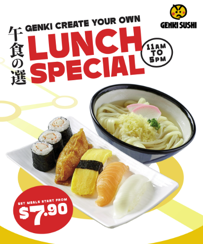 Genki Sushi Lunch Set image