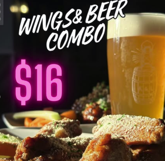 Daily Special Wings & Draft image
