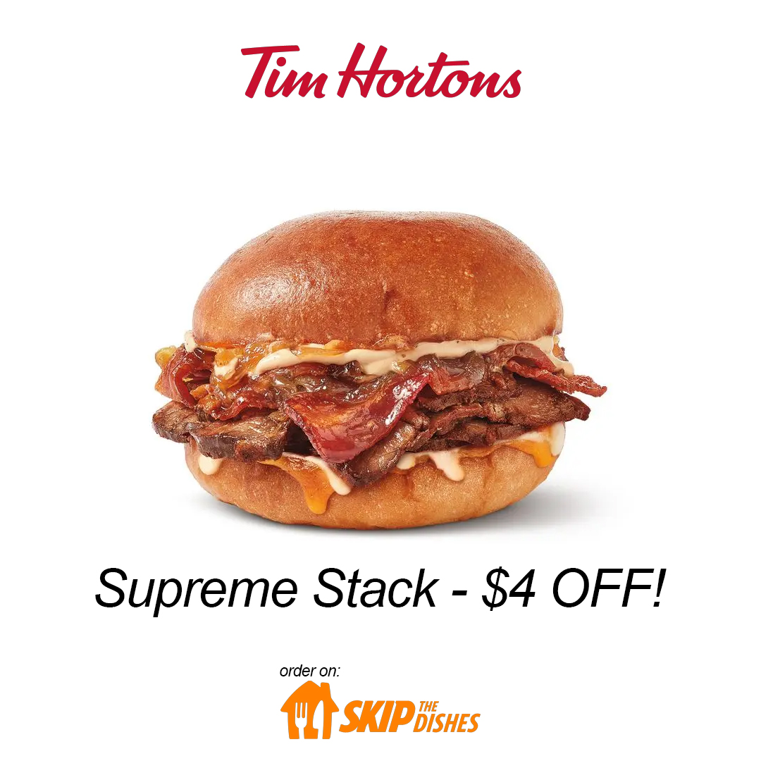 $4 OFF - Tim Hortons Supreme Stack image