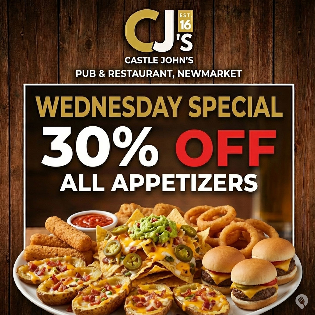 30% Off All Appertizers image