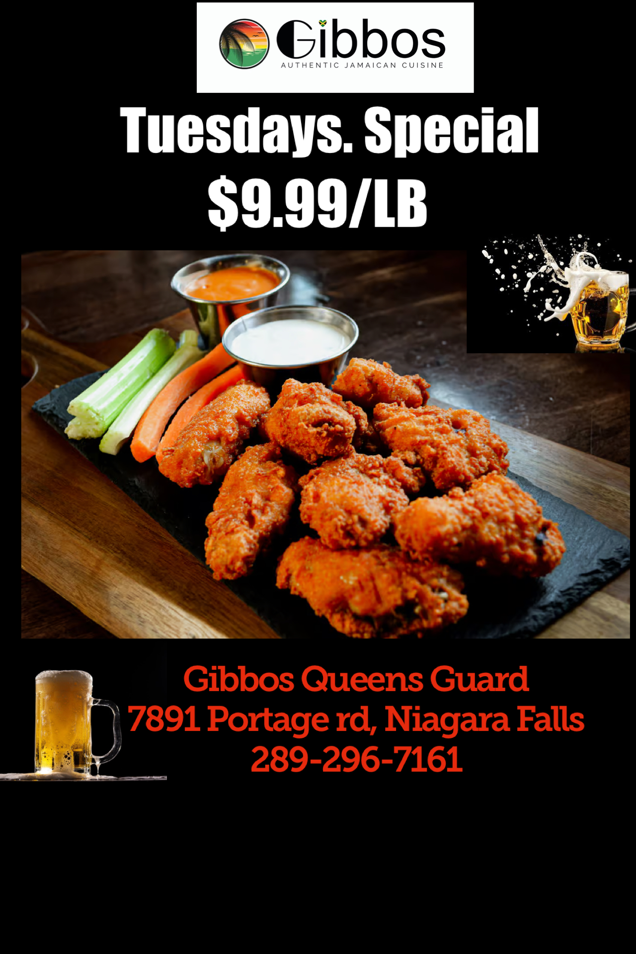 Tuesday Wings Special image
