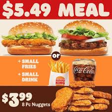 $5.49 Whooper Jr. or Chicken Jr. Value Meal image
