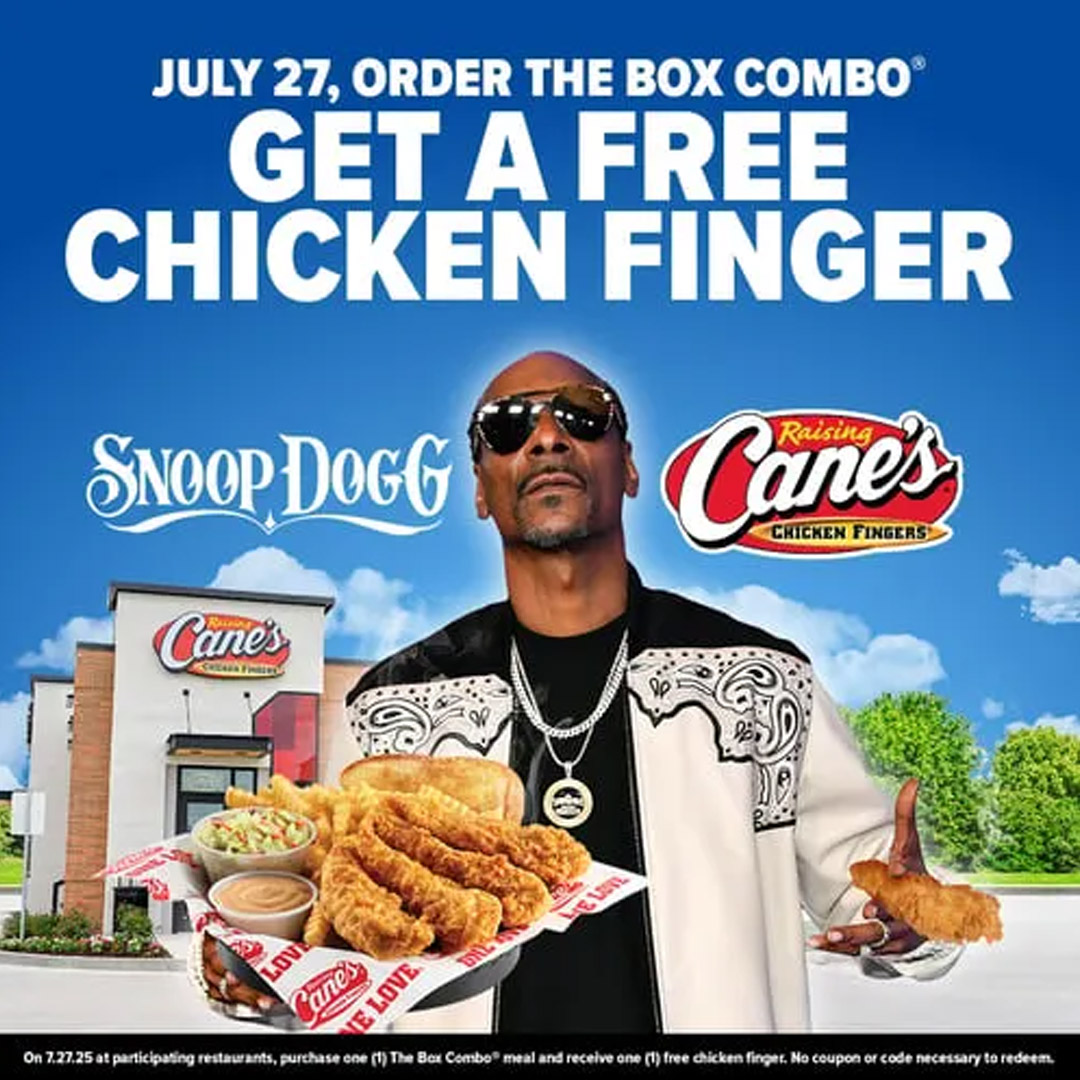 Free Chicken Finger at Raising Cane’s – National Chicken Finger Day image
