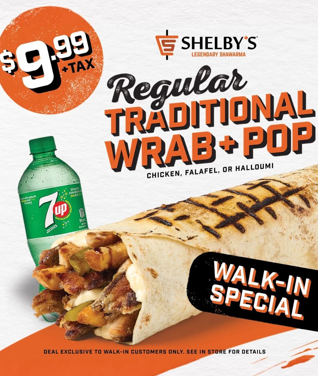 $9.99 Walk-In Special  image