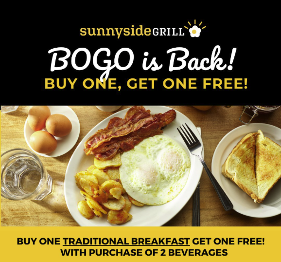 BOGO FREE Traditional Breakfast image