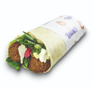 Regular Falafel Wrap image