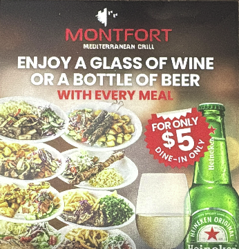$5 Wine & Beer Special