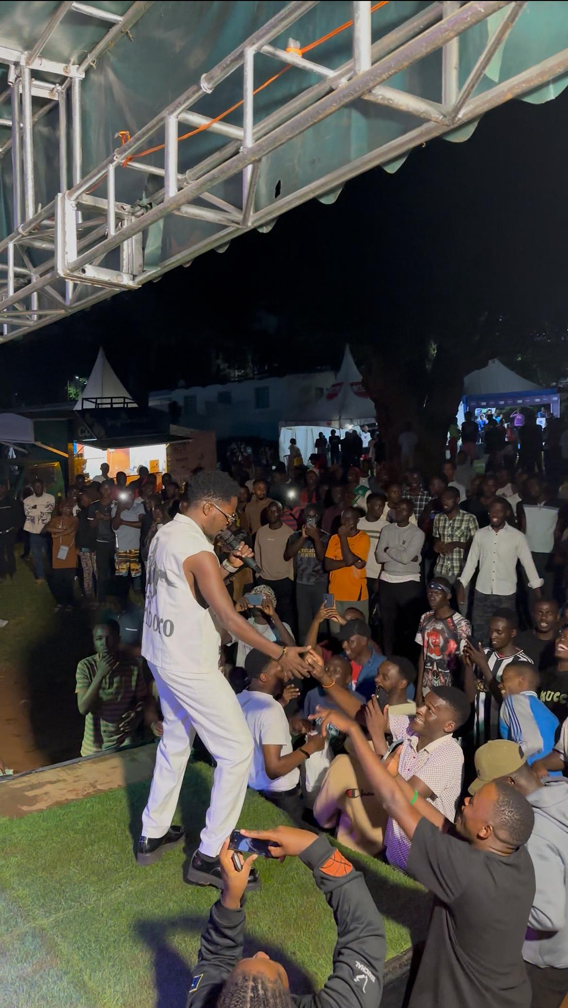 T Paul Lights Up Freshers Bazaar 