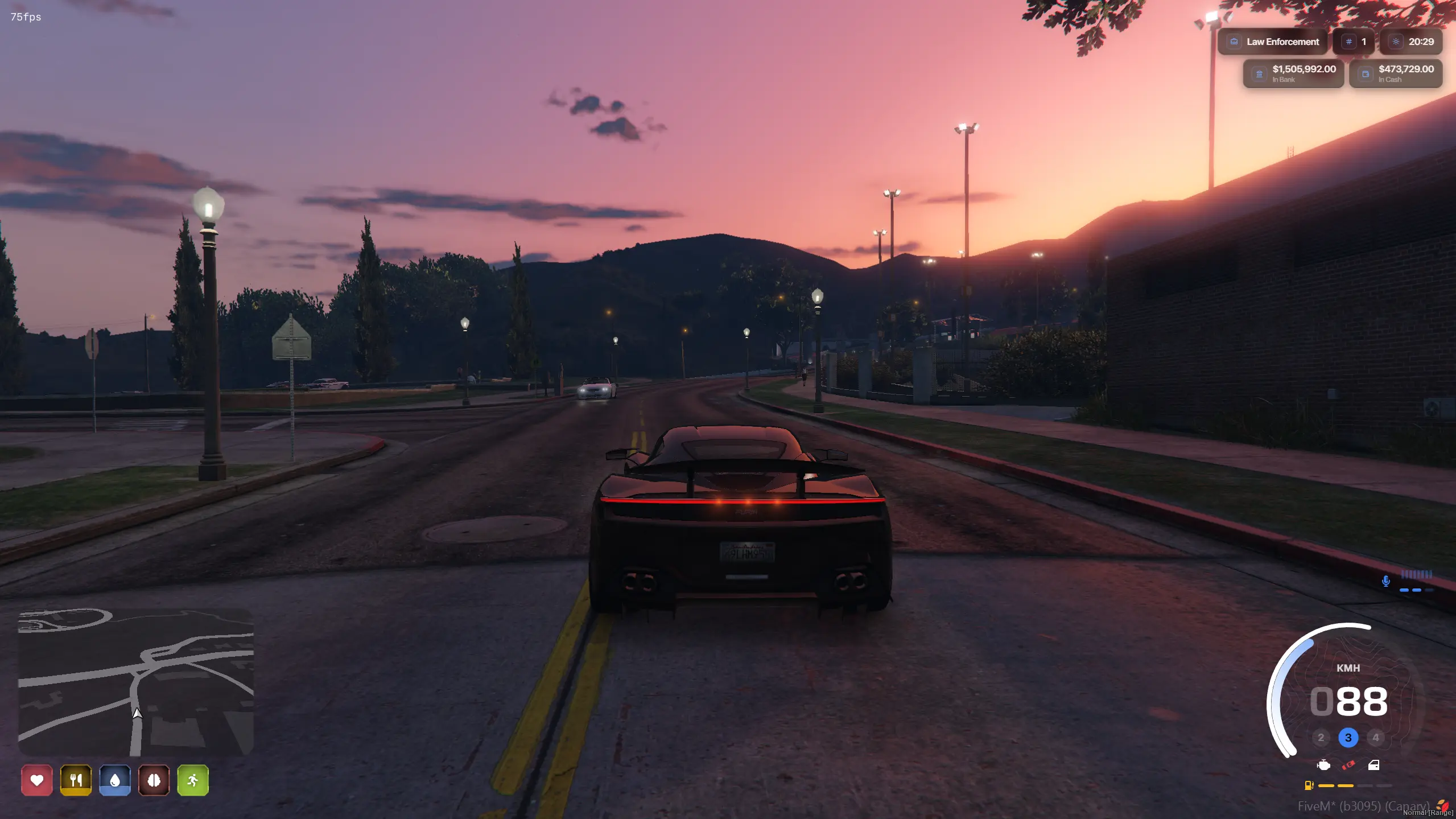 Styling Combo #1 - Round Frosted + Colored Status Icons