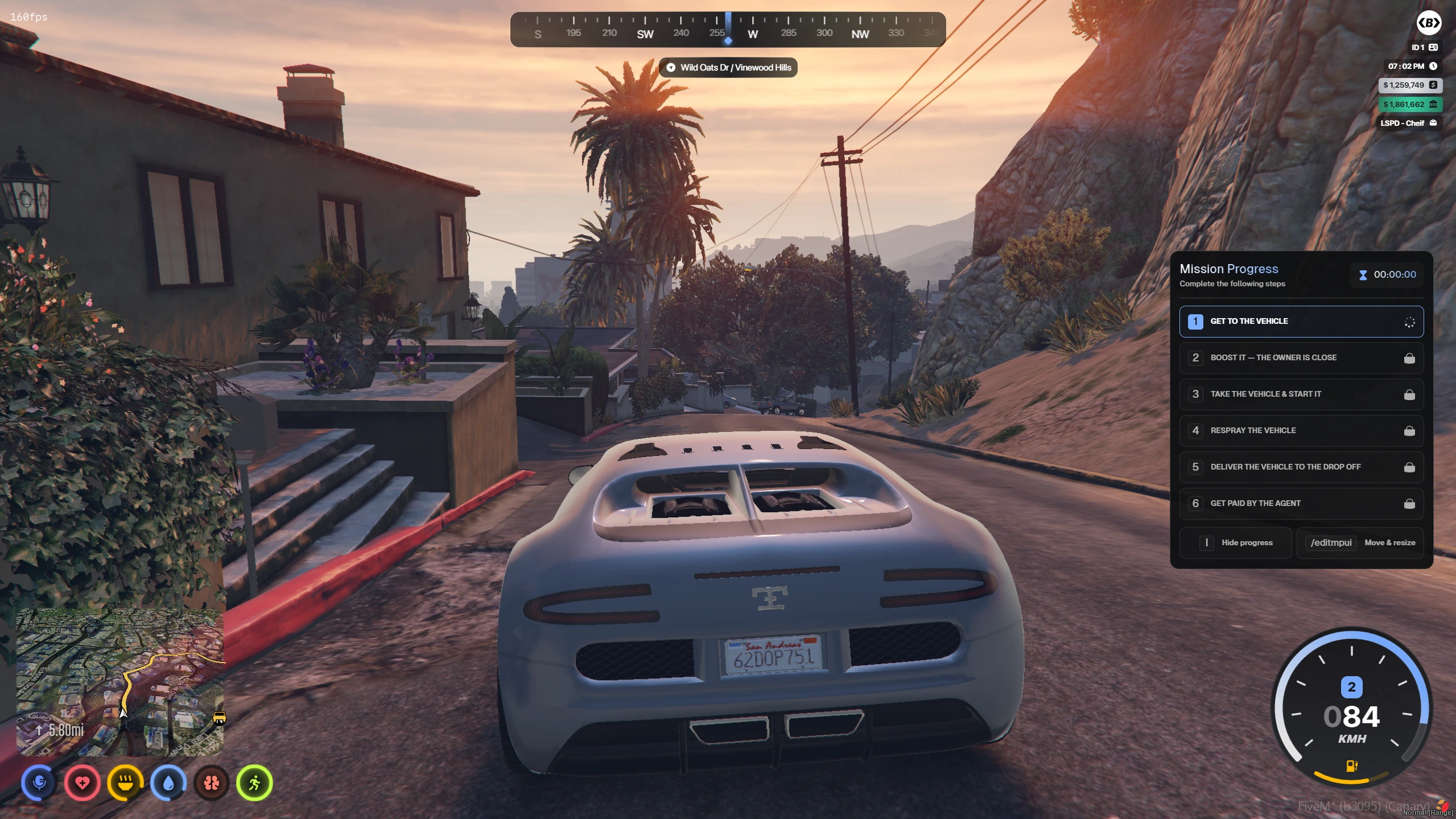 Mission Progress HUD