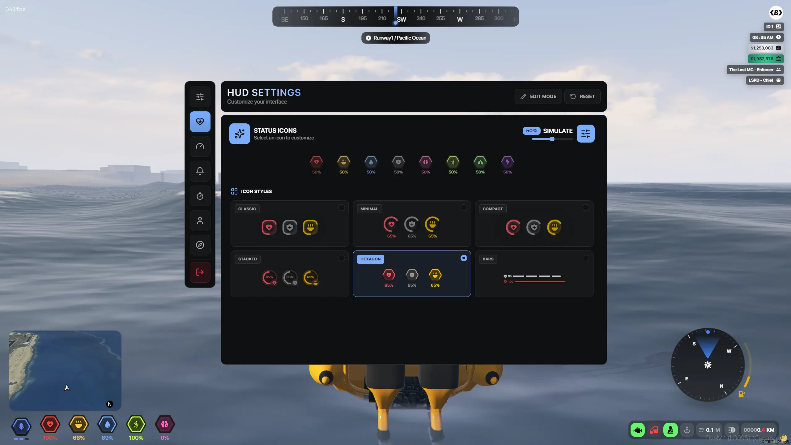 Six Status Icon Styles
