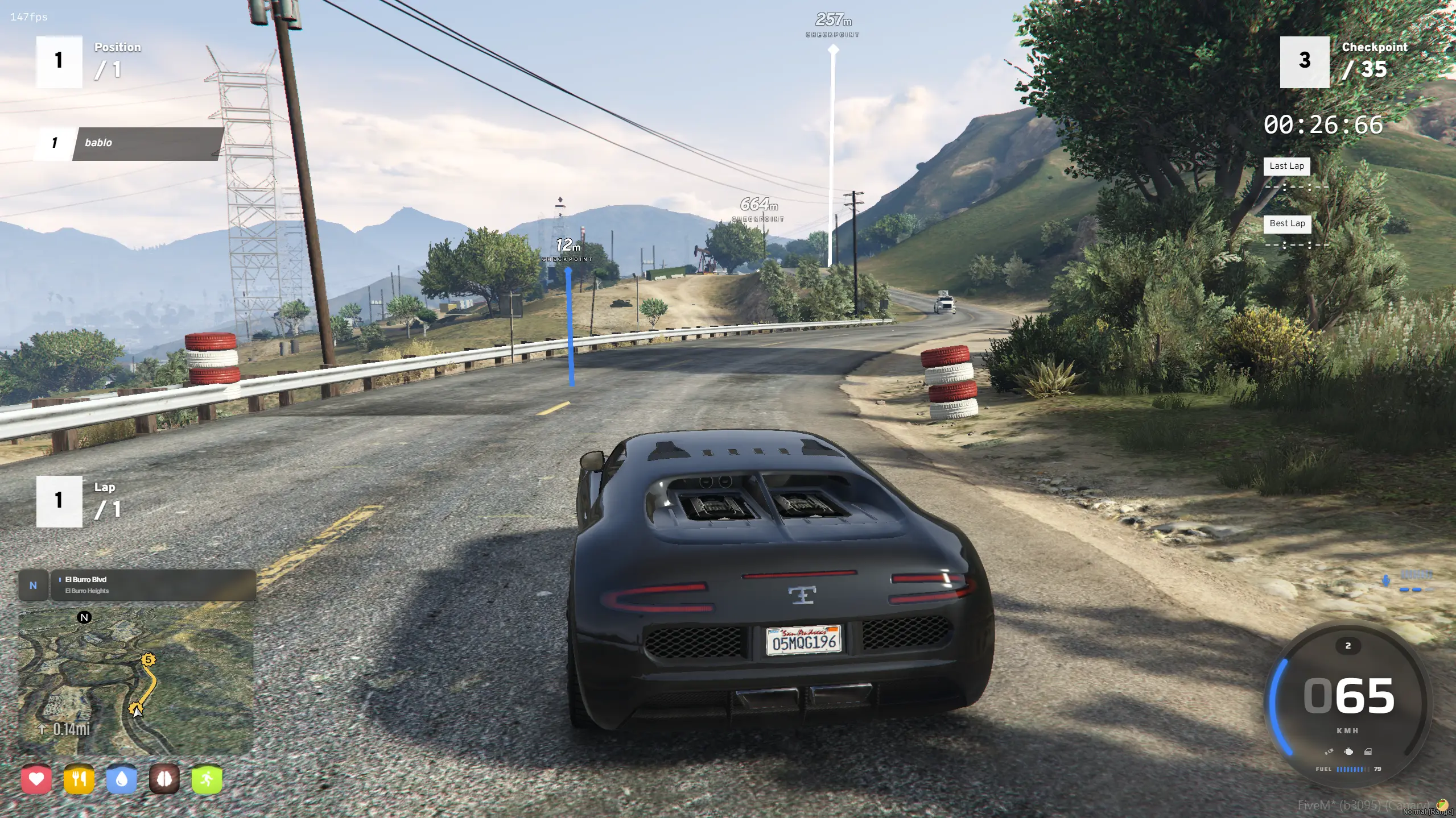 Live Race HUD – Real-Time Racing Experience