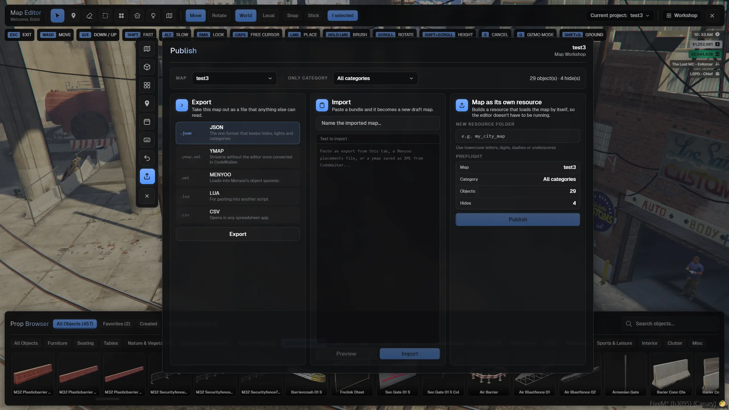 Export Maps as Standalone Resources