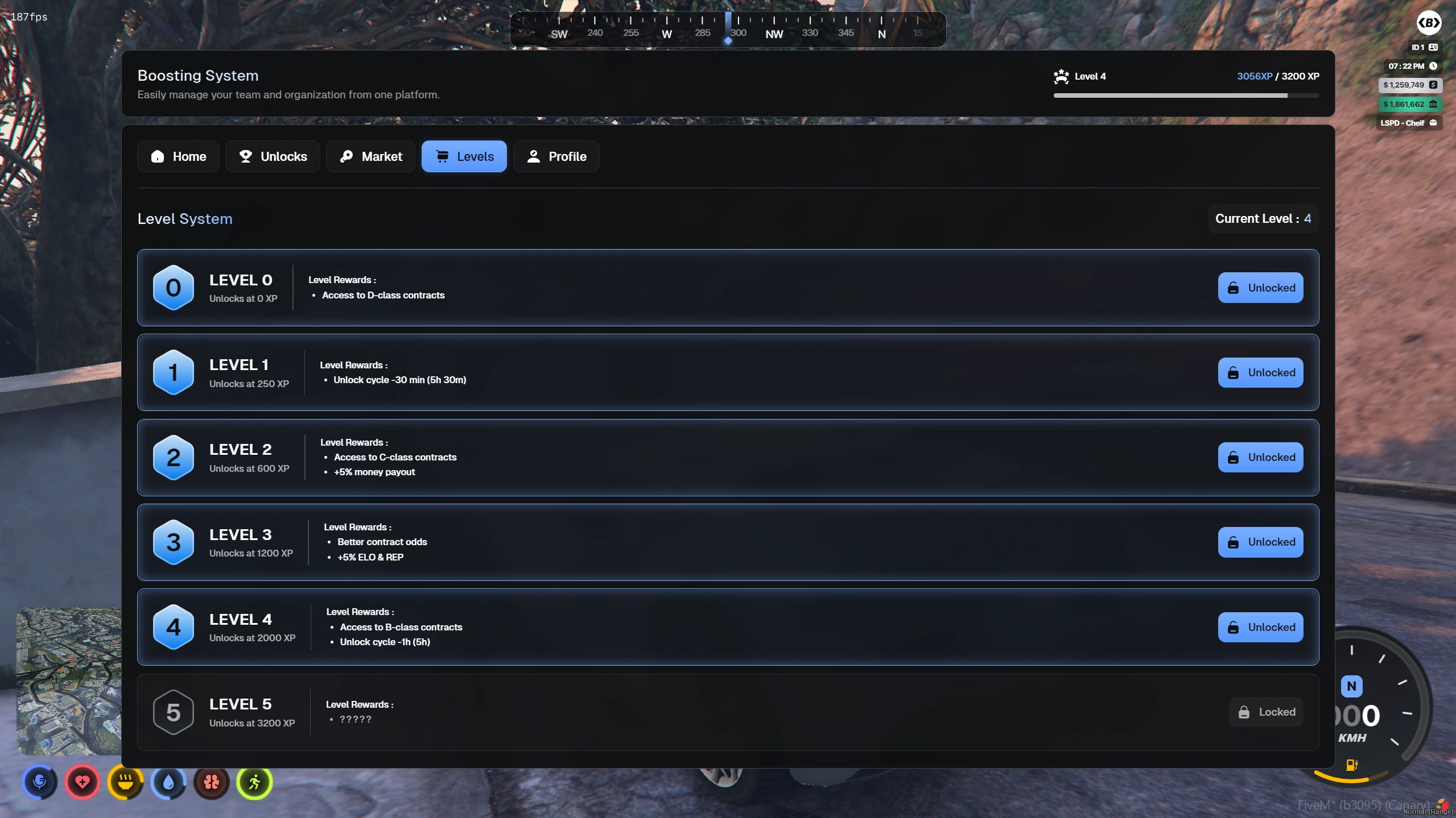 Level & Progression System