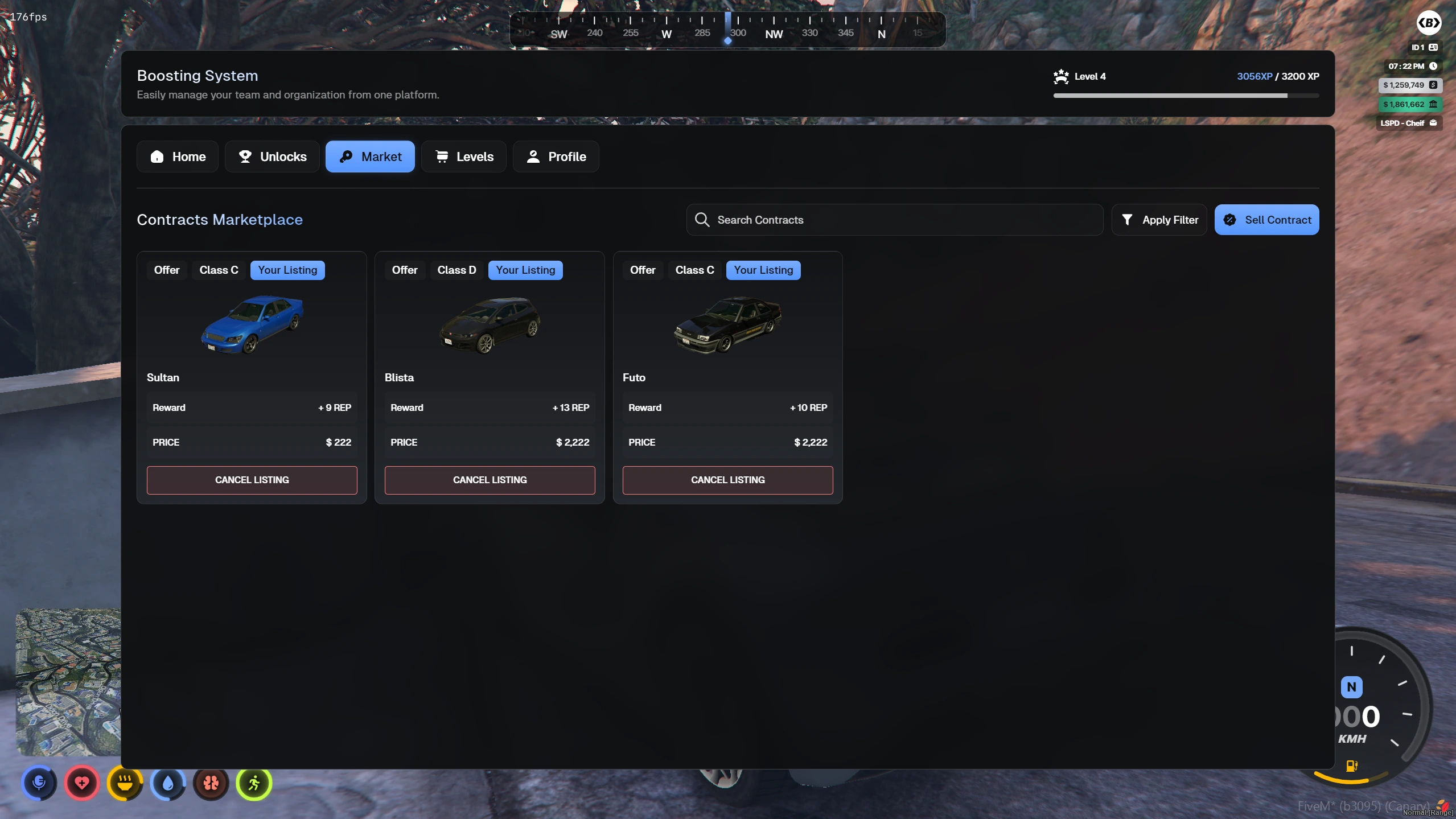 Buy, sell and auction contracts