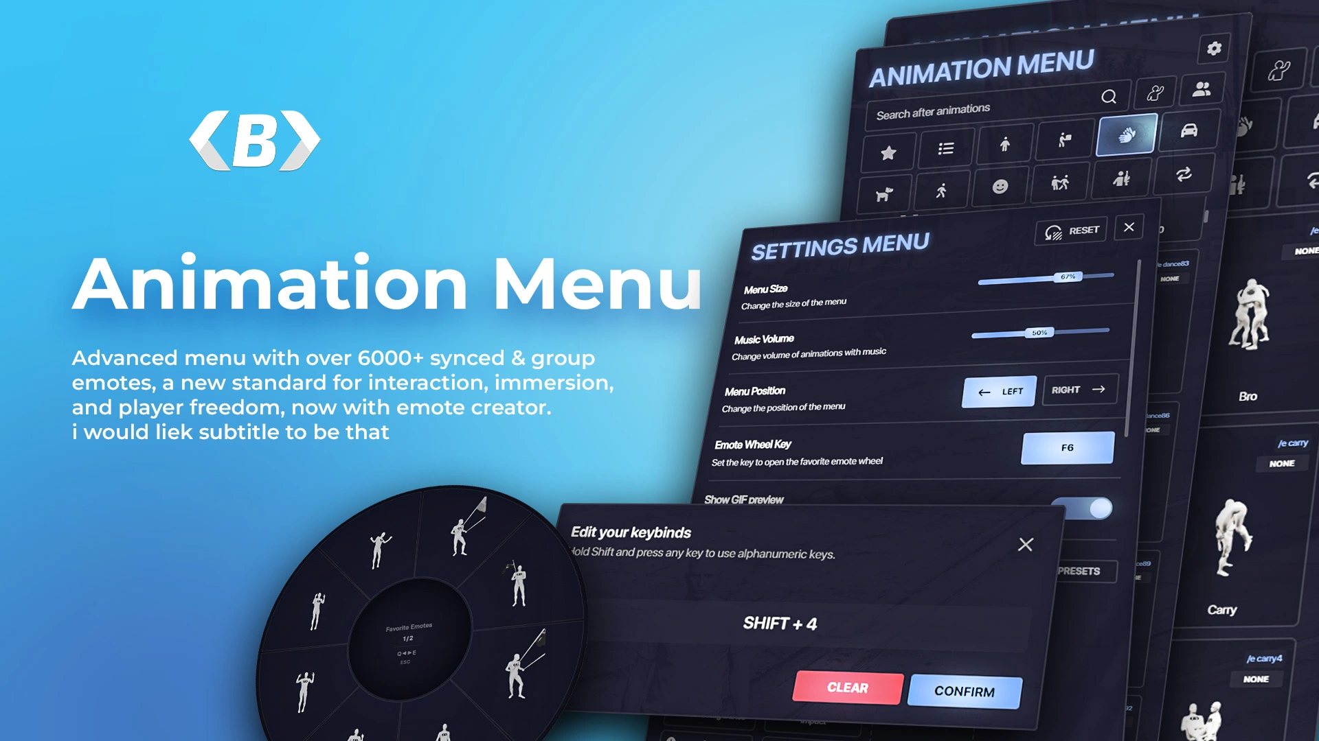 Animation Menu