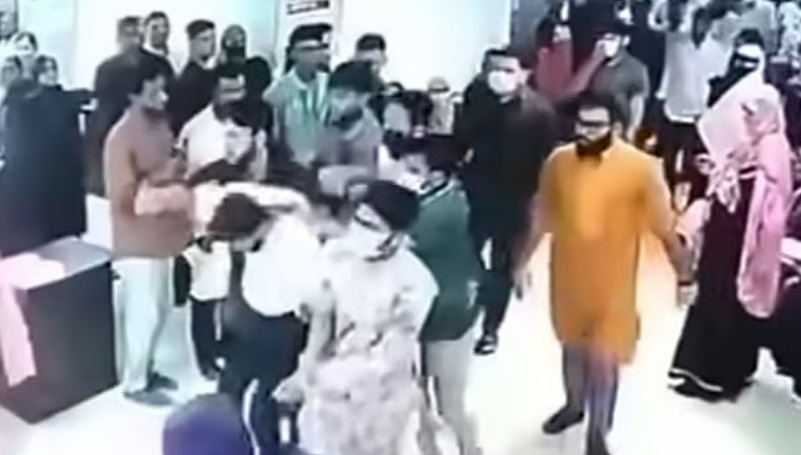 হাসপাতাল থেকে টেনেহিঁচড়ে যুবককে নিয়ে যাওয়া হলো