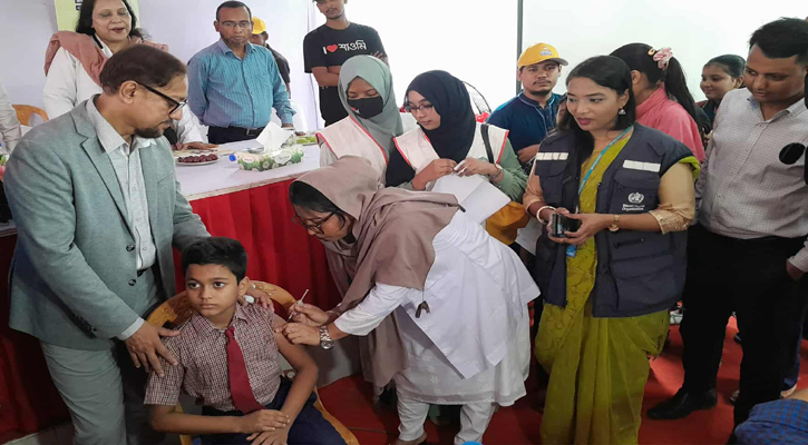 চট্টগ্রামে সাড়ে ২৪ লাখ শিশু পাবে টাইফয়েডের টিকা